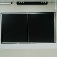 Nouvel écran de projection vidéo TOPMEIJIA 100 pouces - 250 pouces 16:9 en tissu blanc mat à cadre fixe pour cinéma maison certifié CE/FCC/RoHS