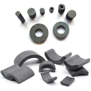 Thanh từ tính nam châm Ferrite Vòng 6*4*1 ''150*100*25.4mm 9.5x6x3.5mm C8 Y35 gốm Ferrite nam châm Thanh Vòng khối đĩa hồ quang