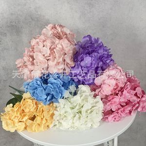 <b>Hydrangea</b> <b>Artificial</b> Flowers Single Branch Silk High Simulation Wedding Home Decor Props - Product Image 3
