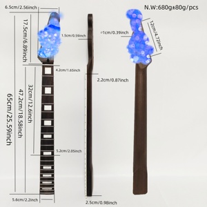 Manche de guitare électrique HIVE en bois de aile de poulet, 6 cordes, 22 frettes, modèle TL, pour remplacement de manche de guitare électrique - Product Image 2
