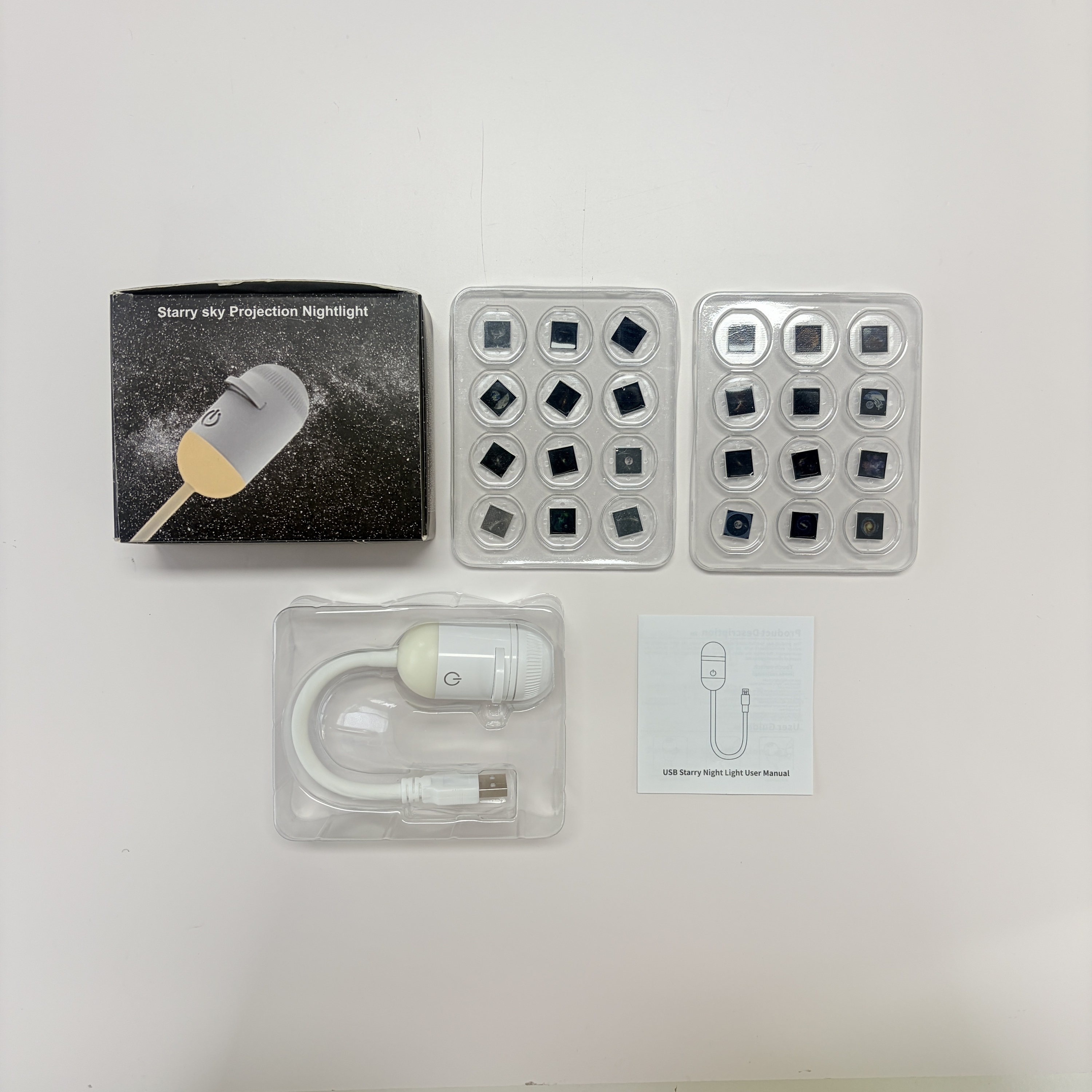 White-Projector Light (24 Slides)