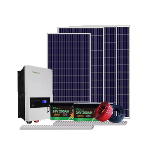 Off Grid Zonne-energie Systeem 5kw 10kw 6kw 8kw Zonnepaneel Kit 10kw Off Grid Zonne-energie Systeem 3kw