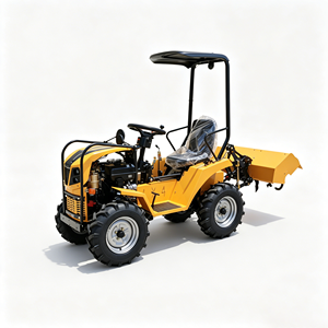 Mini Tractor Compacto de Jardín y Huerto de 4 Ruedas con Certificación CE, 18hp, 4x4, para Desbrozadora, Cultivador, Arado - Product Image 3