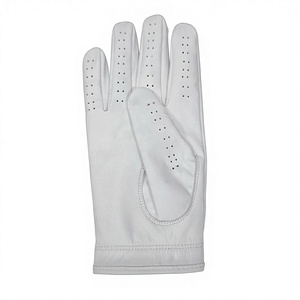 Gants de golf en cuir Cabretta blancs professionnels |   Marqueur de balle personnalisé Performance Grip |   Équipement de golf respirant et doux au toucher pour les tournois - Product Image 5