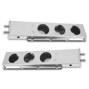 Pair Of 24x24 Inch Stainless Steel Quarter Fenders For Semi Trucks - Fits Freightliner VNL & Other Models, Direct Replacement