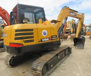 Venta caliente SanySY60C PRO Excavadora usada Bajo consumo de aceite Componentes del núcleo Motor Gear Hecho en China Mejor precio - Product Image 1