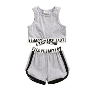 Conjunto de Ropa para Bebés, Pantalones Ajustados de Algodón para Niñas, Traje Deportivo para Compras en Línea - Product Image 1