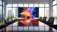 JIUWLDS Personalizable Venta caliente P0.9 P1.2 P1.5 Pantalla LED Resolución a prueba de polvo Pantalla LED para vestíbulos corporativos y eventos virtuales