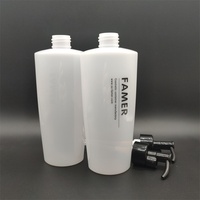 Pulvérisateur pour cheveux à pompe 260ML, emballage de luxe, bouteille en plastique, shampoing, huile pour cheveux, pulvérisateur