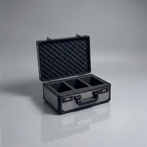Boîte de rangement personnalisable en aluminium pour cartes de sport, étui de transport pour cartes gradées, étui rigide pour cartes. - Product Image 2