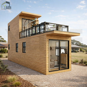 高級 20フィート 40フィート カスタムレイアウト プレハブ式木製モジュラーコンテナハウス・オフィス 2〜3ベッドルーム付き - Product Image 3