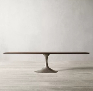 Table longue de style minimaliste scandinave pour les dîners de famille et les réunions d'<span class=keywords><strong>amis</strong></span> Meubles personnalisables - Product Image 4