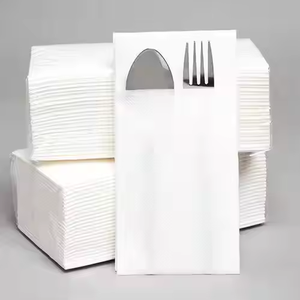 40 * 40厘米气流餐巾刀和叉口客人毛巾印刷餐巾纸一次性 - Product Image 1