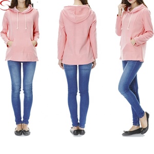 <span class=keywords><strong>Chemisier</strong></span> 100% coton pour maman et bébé, top d'<span class=keywords><strong>allaitement</strong></span> à manches longues, sweat à capuche, vêtements de maternité, collection hiver et automne 100% - Product Image 5