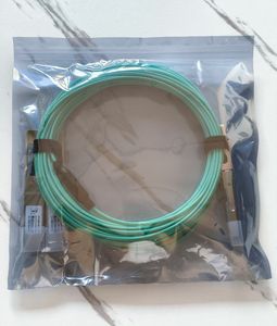 Jue Hong QSFP56 optik aktif, 200G 2*100G QSFP28 AOC kabel optik kompatibel dengan panjang 3m 5m 7m 10m 15m - Product Image 4