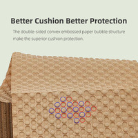 Film de protection en bois en gros, emballage antichoc 100 % recyclable et couleur personnalisable pour l'expédition