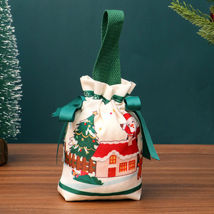 Sac cadeau de Noël 2024 <span class=keywords><strong>Pomme</strong></span> et bonbons pour enfants - Matériel tricoté Boîte d'emballage de fruits Ping an - Product Image 6