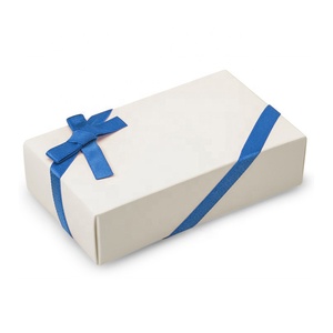 Pre-tied Satin Ribbon Đàn Hồi <span class=keywords><strong>Bow</strong></span> Với Stretch Loop Cho Hộp Quà Tặng Trang Trí - Product Image 2