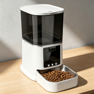 เครื่องให้อาหารสัตว์เลี้ยงอัตโนมัติพร้อมกล้องป้องกันการกระแทก - Product Image 1