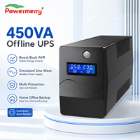 Onduleur hors ligne 450VA avec AVR Boost et Buck, onde sinusoïdale simulée, démarrage à froid, réinitialisation automatique et protection pour équipement domestique et de bureau