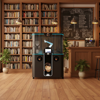 Commerciële koffiemachine automatische espressomaker met robotarmbesturing, capaciteit 200 kopjes, LE-serie voor café, restaurant, hotel