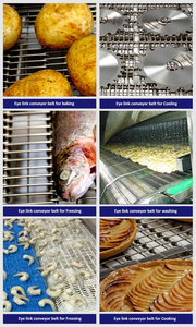 <span class=keywords><strong>Hot</strong></span> bán hải sản nhanh chóng-đóng Băng hệ thống truyền đạt 304 & 316 mắt liên kết kim loại lưới vành đai - Product Image 6