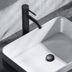 GEE-N phổ màu đen ABS rửa lưu vực Lọc nhà vệ sinh phụ kiện cống Stopper lưu vực cống nhấp chuột Clack chất thải - Product Image 6