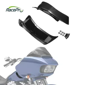 Racepro Motorcycle Adjustable Upper Fairing Accents Air Deflector Windshield For Harley Road Glide FLTRX FLTRXS 2015 -2020