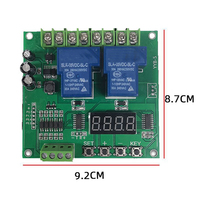 Module de commande de moteur AC/DC avant/arrière 12V 24V, carte de circuit, électrovanne, contrôleur de pompe, relais double à deux canaux