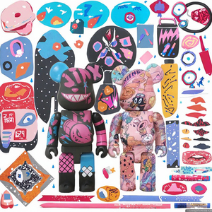 400% personalizzato <span class=keywords><strong>di</strong></span> alta edizione per Bearbrick PVC modello <span class=keywords><strong>di</strong></span> giocattolo in stile <span class=keywords><strong>cartone</strong></span> <span class=keywords><strong>animato</strong></span> blocco congelato orso ornamento decorativo interattivo - Product Image 2