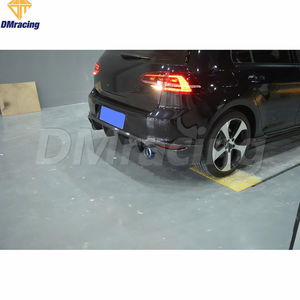 Lèvre de diffuseur de pare-chocs arrière en fibre de carbone style <span class=keywords><strong>OETTINGER</strong></span> pour VW <span class=keywords><strong>GOLF</strong></span> <span class=keywords><strong>7</strong></span> <span class=keywords><strong>GTI</strong></span> MK7 2014-2018 - Product Image 3