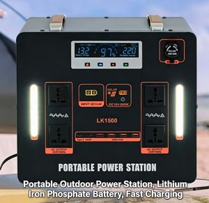 2500瓦轻型便携式电源站 高容量磷酸铁锂电池，适用于户外探险和家庭备用 - Product Image 5