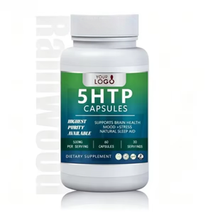 Nouvelle Tendance 2026 : Produits <span class=keywords><strong>de</strong></span> Santé en Gros – Capsules <span class=keywords><strong>de</strong></span> 5-HTP <span class=keywords><strong>de</strong></span> Qualité Alimentaire, Vitamine pour le Soutien <span class=keywords><strong>de</strong></span> l'<span class=keywords><strong>Humeur</strong></span> Relaxante, Conditionnement Bouteille/Fût - Product Image 1