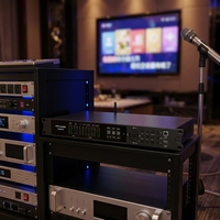 Processeur d'effets de pré-ampli FFR AUDIO NDS500 KTV, mixeur audio DSP 8 canaux, Bluetooth, WiFi, USB, optique, coaxial pour karaoké