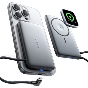 <span class=keywords><strong>แบ</strong></span><span class=keywords><strong>ต</strong></span>เตอรี่สำรอง LISEN <span class=keywords><strong>แบ</strong></span>บพกพา 10000mAh ชาร์จเร็ว ไร้สาย สำหรับ iPhone 16 15 ซีรีส์ และสมาร์ทวอทช์ - Product Image 1