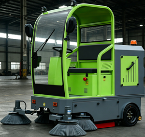 Balayeuse de voirie extérieure compacte à 3 <span class=keywords><strong>roues</strong></span> pour la collecte des <span class=keywords><strong>feuilles</strong></span>, idéale pour le nettoyage de grandes surfaces - Product Image 1