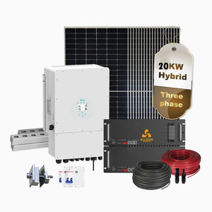 Complete 15KW 8kw 5kw 4kw off Grid System 5000W <b>Solar</b> <b>Kits</b> Hybrid 10KW Home <b>Solar</b> System with Wall Lithium Battery - Product Image 1