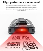 Pemindai Barcode Genggam Terminal Data Mobile PDA Genggam dengan Pemindai 2D Android13 Tahan Air IP66 Antarmuka Tipe-C Stok Tersedia