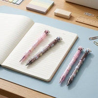 Stylo Gel Mignon Otter Marin 0,5 mm Encre Noire Dessin Animé Animal Cadeau Papeterie pour Étudiants École Bureau