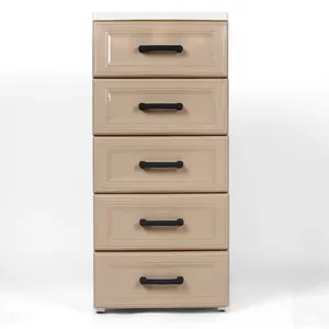 Offre Spéciale boîte de rangement Simple Style européen, armoire à 3 niveaux, tiroir en plastique pour bébé avec roulettes, armoire pour enfants