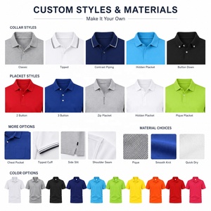 Camiseta de Golf Personalizada al por Mayor para Hombre, 160G, 100% Poliéster, Tejido Sólido, Transpirable, de Secado Rápido, Manga Corta, Tallas Grandes - Product Image 4
