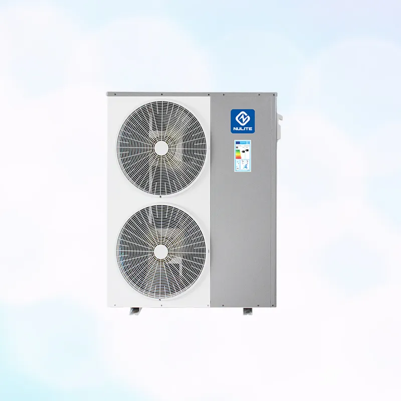 Refroidisseur air-eau de pompe à chaleur d'inverseur de cc de 10Kw 16KW, pompe à chaleur fendue de climatisation de chauffe-eau de flic élevé avec l'inverseur