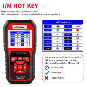 Escáner Automotriz KONNWEI KW850 Obdii Directo de Fábrica, Herramienta para Vehículos, Escáner Obd2 para Todos los Autos - Product Image 4