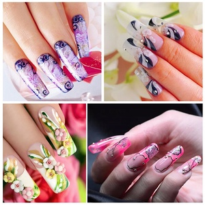 Misscheering 500 unids/set acrílico francés estilo <span class=keywords><strong>Natural</strong></span> uñas falsas consejos U-Forma de - Product Image 6