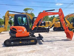 Mini-excavatrice hydraulique d'occasion 5 tonnes, modèle Kubota Kx057-4 U55-4 U55-5, pour travaux de terrassement - Product Image 4