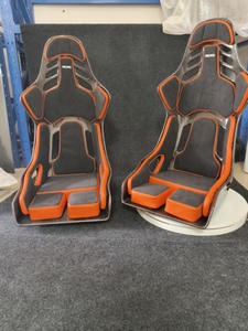 Siège baquet personnalisé Recaro Podium CF en carbone mat, siège de course léger pour Ford Mustang S550, pour Chevy C8 - Product Image 5