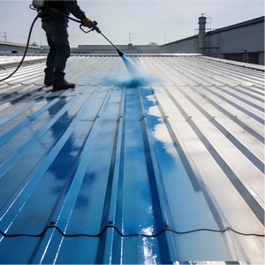 Matériau de revêtement en polyurée pulvérisé, imperméable et résistant à la corrosion, utilisé pour les piscines, les toits métalliques, l'équipement audio, les casques - Product Image 4