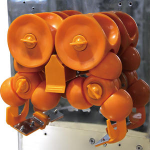 Presse-agrumes commercial compact pour comptoir NS2000E-2 avec éplucheur amélioré |   Extracteur d'agrumes économique pour café et food truck - Product Image 4