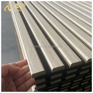 لوحة حائط مرنة سهلة التركيب أثاث مكتبي 3 جوانب قشرة MDF شريحة جدار ملصق ألواح صوتية ذاتية اللصق - Product Image 1