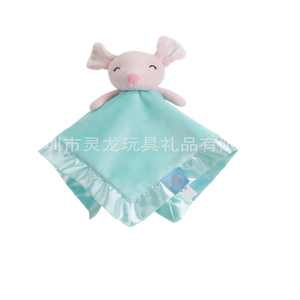 Edredón de conejo para bebé Manta de orejas largas azul Edredón para bebé Juguetes para bebé - Product Image 1